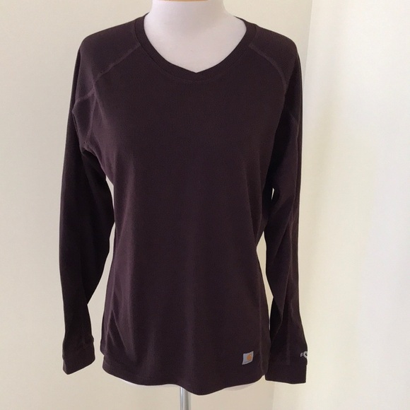Carhartt womenswear large base force tee has crew tee. - Picture 3 of 10